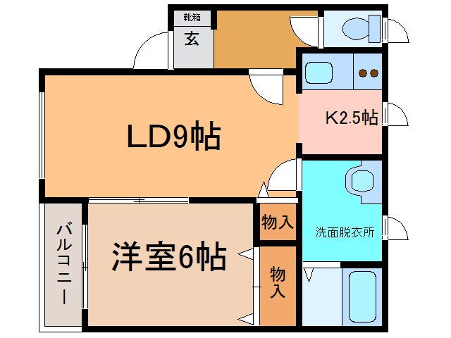 ファンタジアの物件間取画像