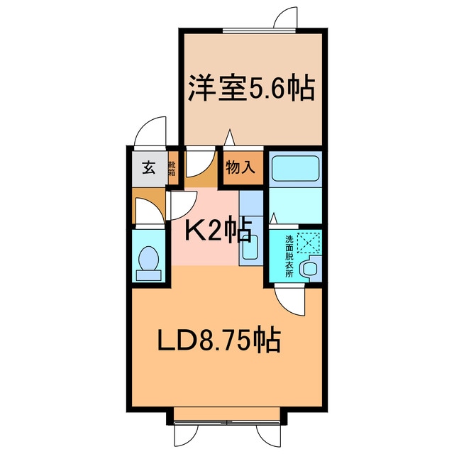 てんほーﾊｲﾂ 南南ⅠⅡの物件間取画像