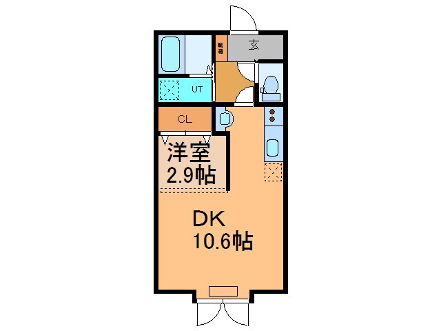 ｍａｐｌｅ（メープル）Ｋの物件間取画像