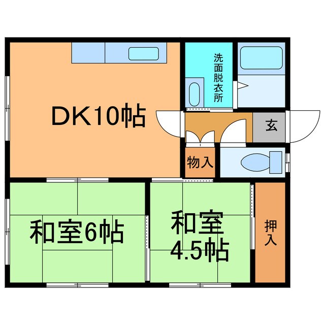 ハイツ菅原の物件間取画像