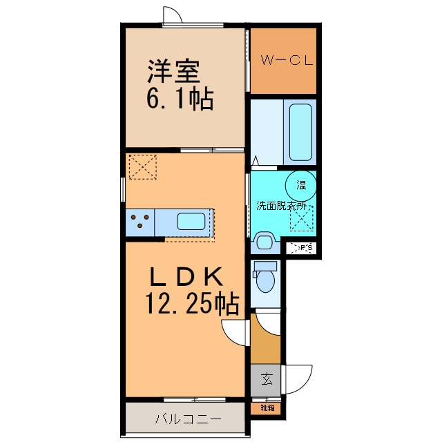 TOWN西23南1CLOVER（ｸﾛｰﾊﾞｰ）　A棟・B棟の物件間取画像