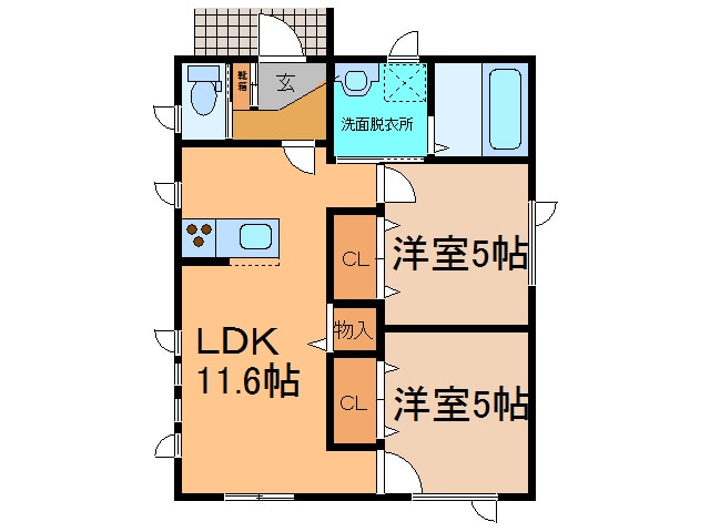 Lokahi(ﾛｶﾋ）の物件間取画像