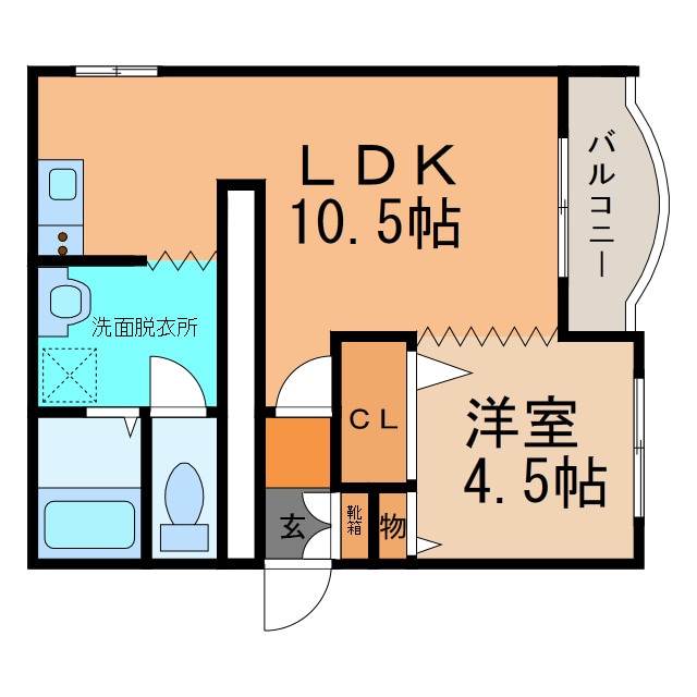 ﾌｫﾙﾃ18の物件間取画像