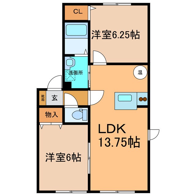 ｸﾞﾗﾝﾄﾞｰﾙKⅤの物件間取画像