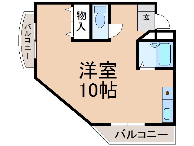 クラージュの物件間取画像