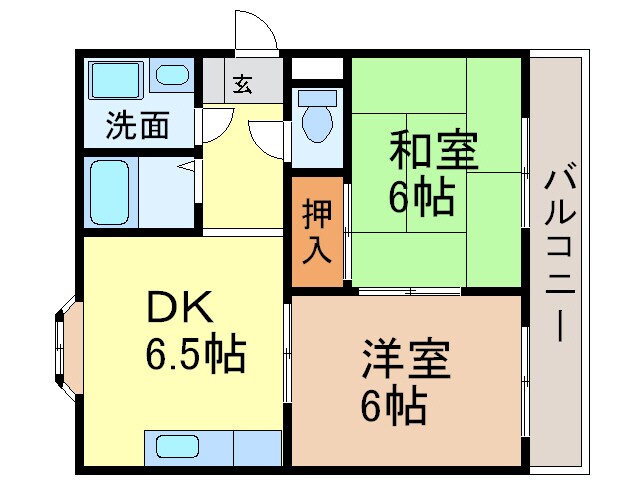 物件間取画像