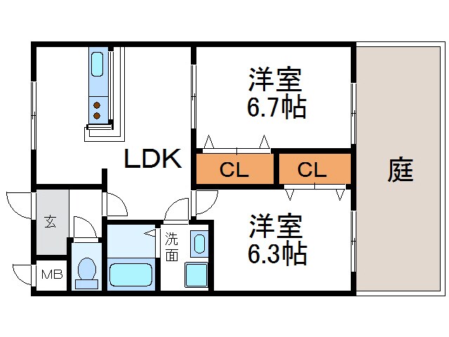 リオグランデの物件間取画像