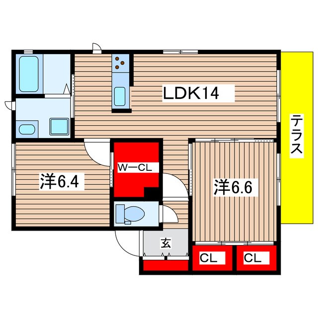 シオン茨木の物件間取画像