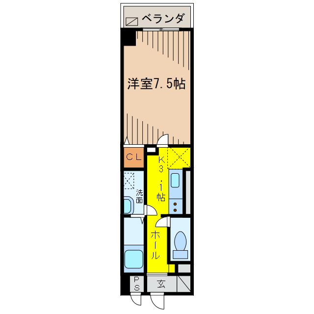 グレースコート大平の物件間取画像