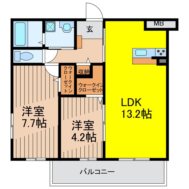 物件間取画像