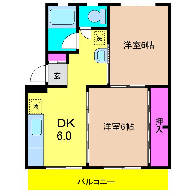 物件間取画像