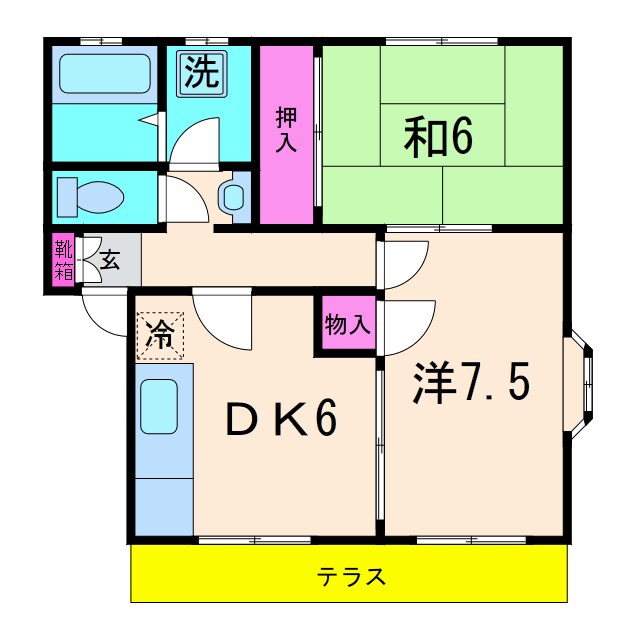 物件間取画像