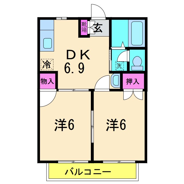 トラッドハイツ柏崎の物件間取画像