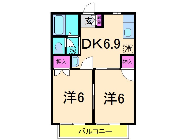 トラッドハイツ柏崎の物件間取画像