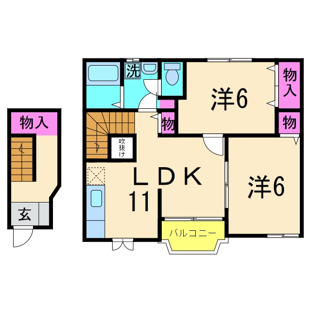 グレイスⅣの物件間取画像