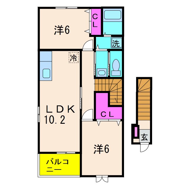 ブリズⅢの物件間取画像