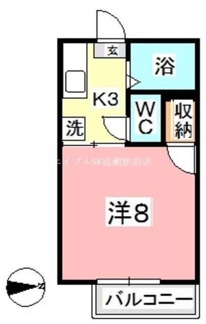 メゾンフレールの物件間取画像