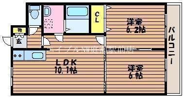 ホワイトストーン白石の物件間取画像