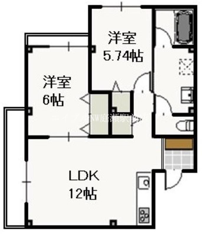 ラフィネの物件間取画像