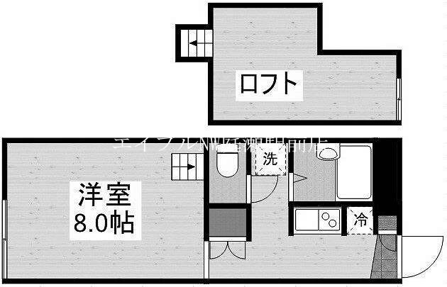 今バス停前シャルマンドミールの物件間取画像