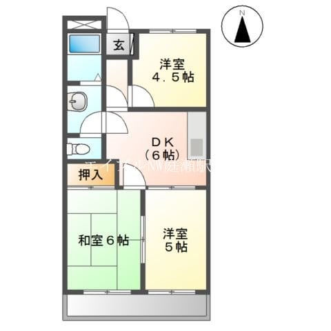 アメニティーハイツの物件間取画像