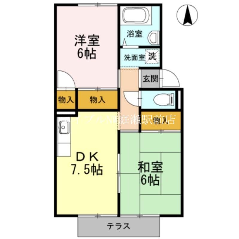 ヴィレッヂ箕島の物件間取画像