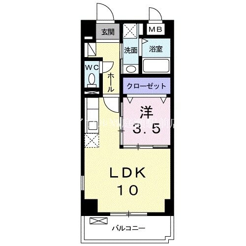 フューチャーＫⅠの物件間取画像