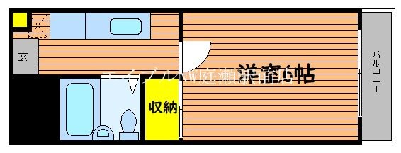 ビッグバーンズマンション横井B棟の物件間取画像