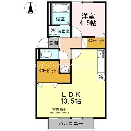 プレジール村央の物件間取画像