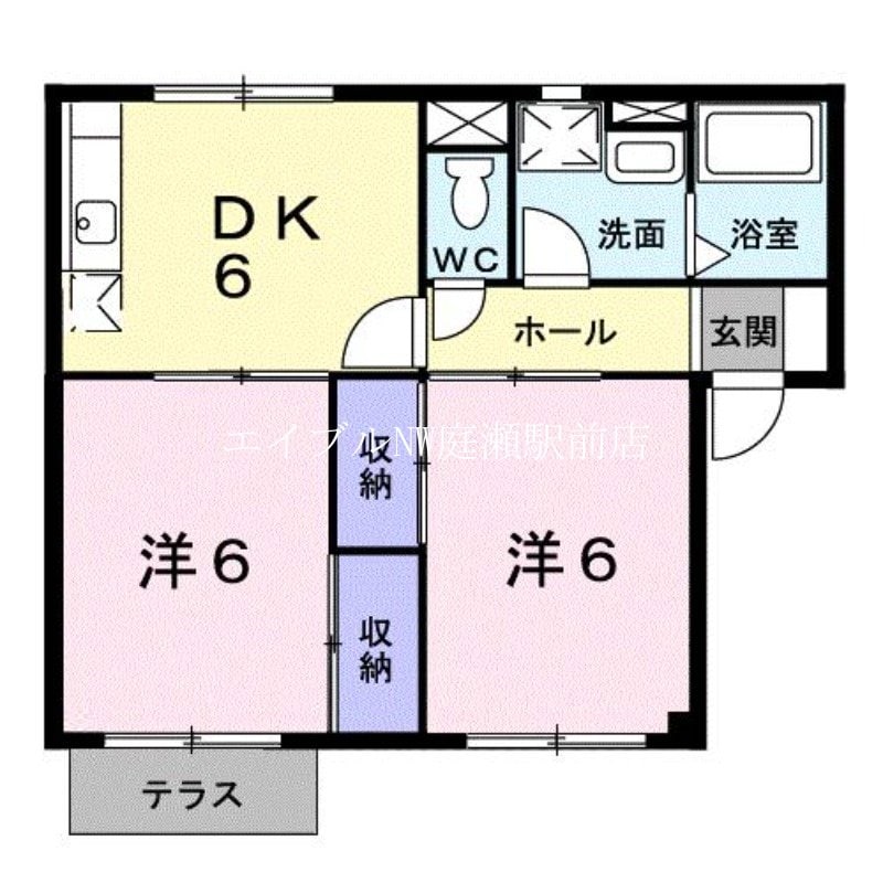 サンオークはしもとの物件間取画像