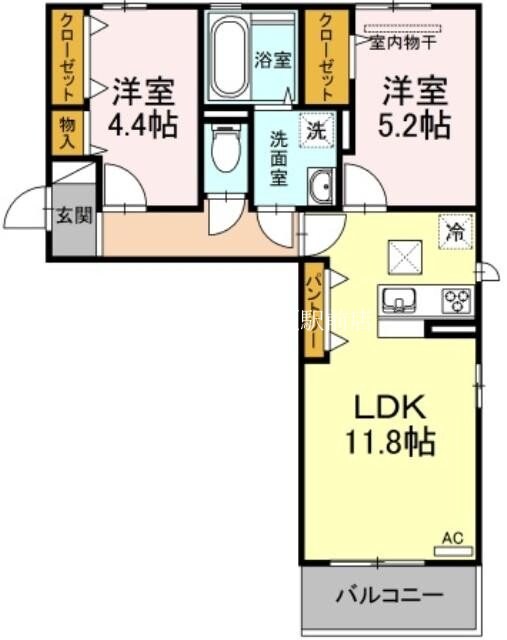 レクレルールの物件間取画像