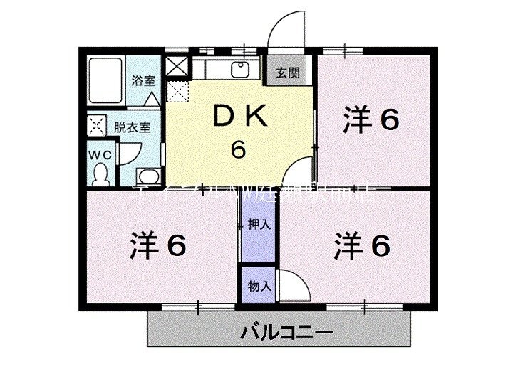 ニューシティ秋Ａの物件間取画像