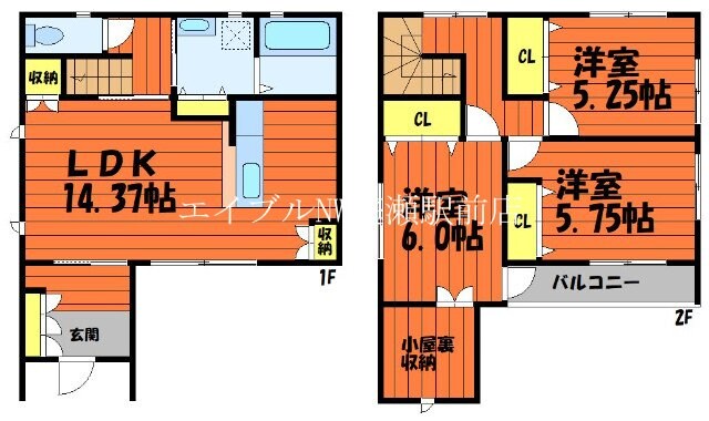 平田戸建　西の物件間取画像