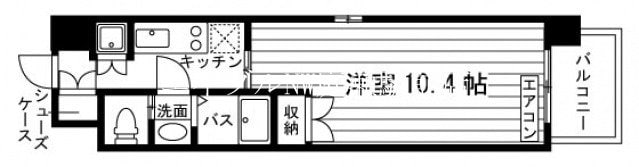 学生会館フォレスタ川崎医大西の物件間取画像