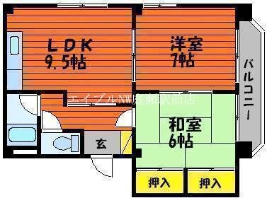 寿マンションの物件間取画像