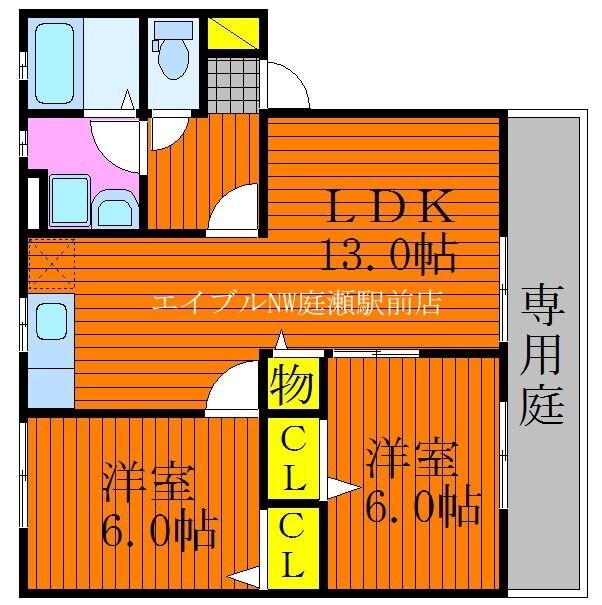 ベリー・オーライＣの物件間取画像