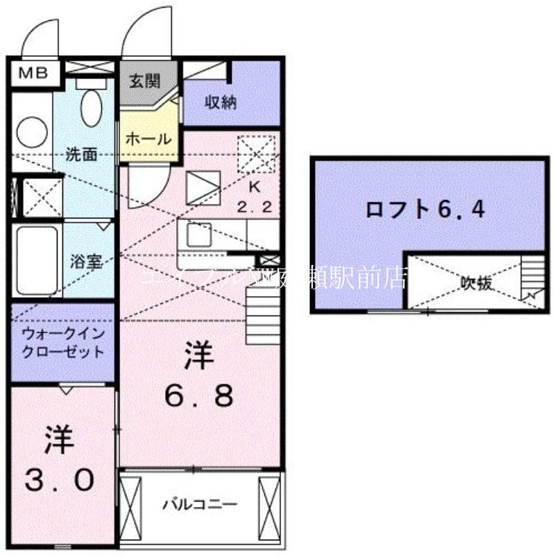 カーサ　スウィートの物件間取画像