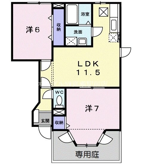 ブルグ中林の物件間取画像