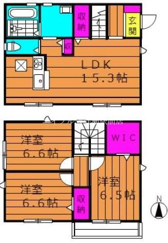 カーサ・シエルの物件間取画像