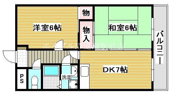 アリアＥの物件間取画像