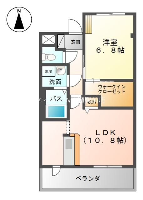 ヴァーティカル　シナモンの物件間取画像