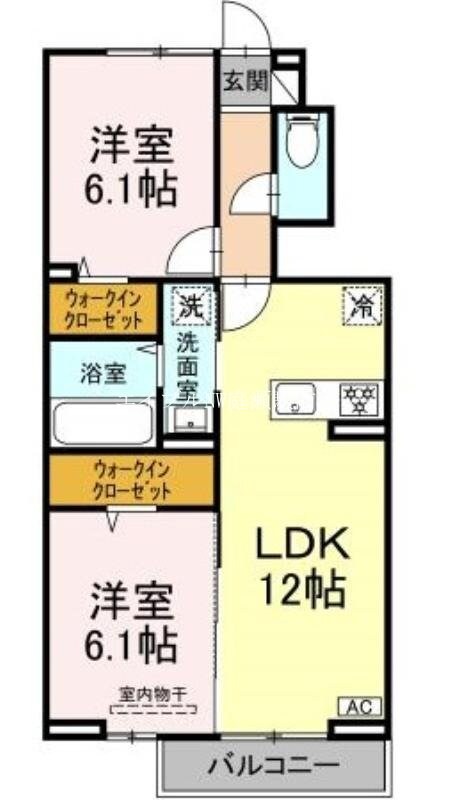 ハピネス・フォーの物件間取画像