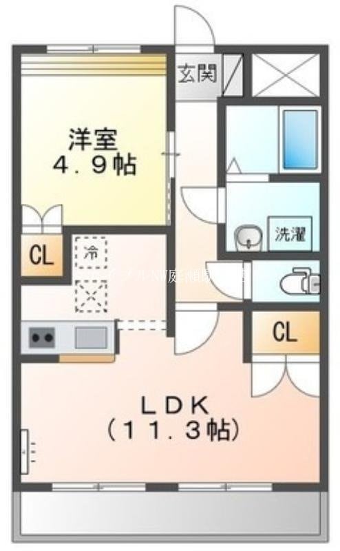 エルガーデン白石の物件間取画像