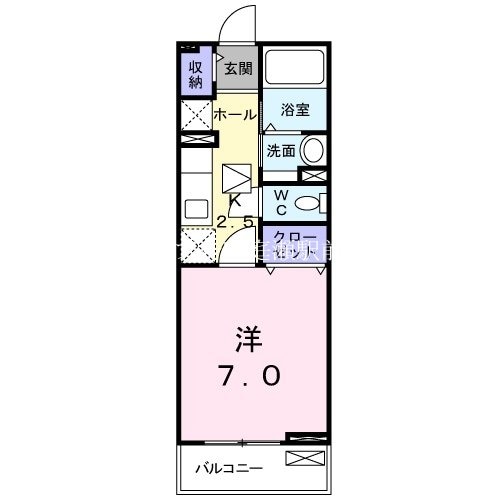 ポミエの物件間取画像