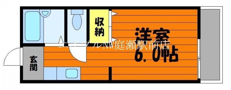 ビッグウェイ中庄　Ａの物件間取画像