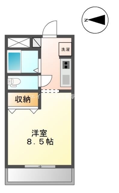 ウイステリア コート田ノ上Ⅱの物件間取画像