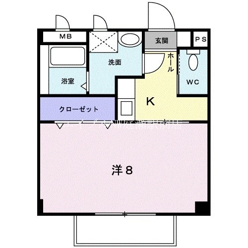 ミレニアムハイツの物件間取画像