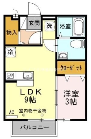 アランフェス羽島の物件間取画像