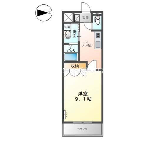 カントリードールの物件間取画像