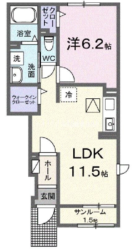 グレイスメゾン　Ｃの物件間取画像